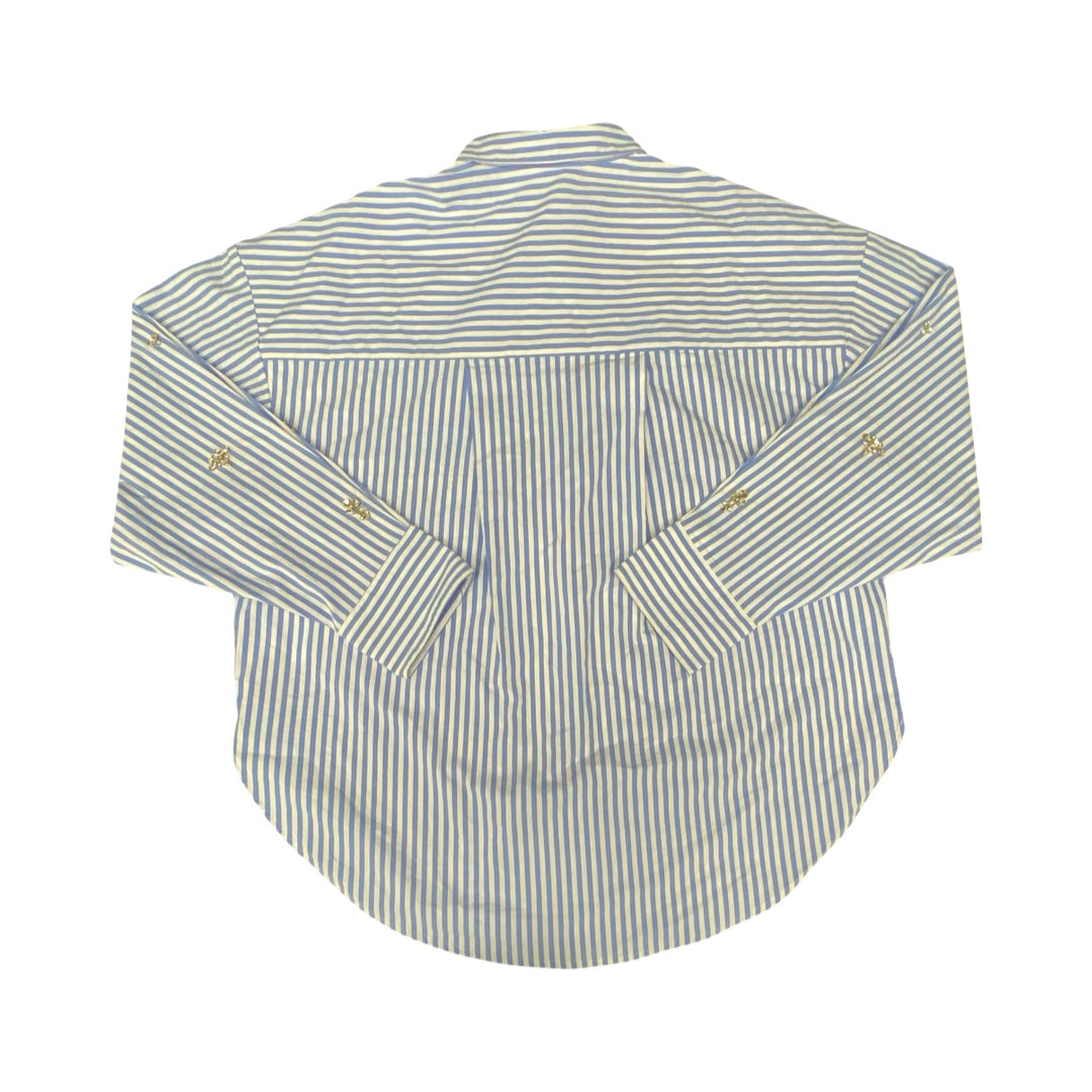 Top Ls By Express In Striped Pattern, Size:L