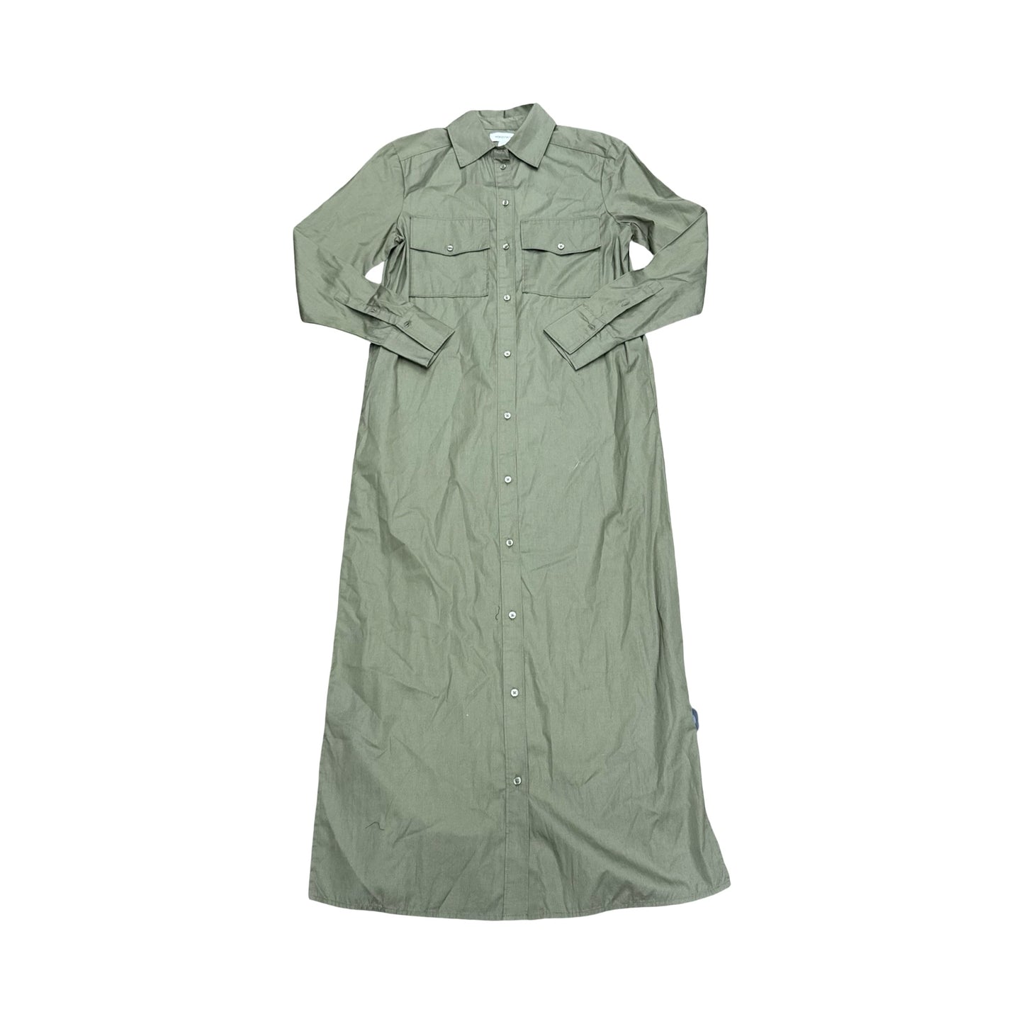Dress Casual Maxi By Nordstrom In Green, Size:Xxs
