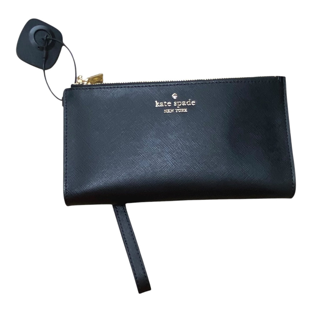 Wristlet Designer By Kate Spade In Black, Size:Small