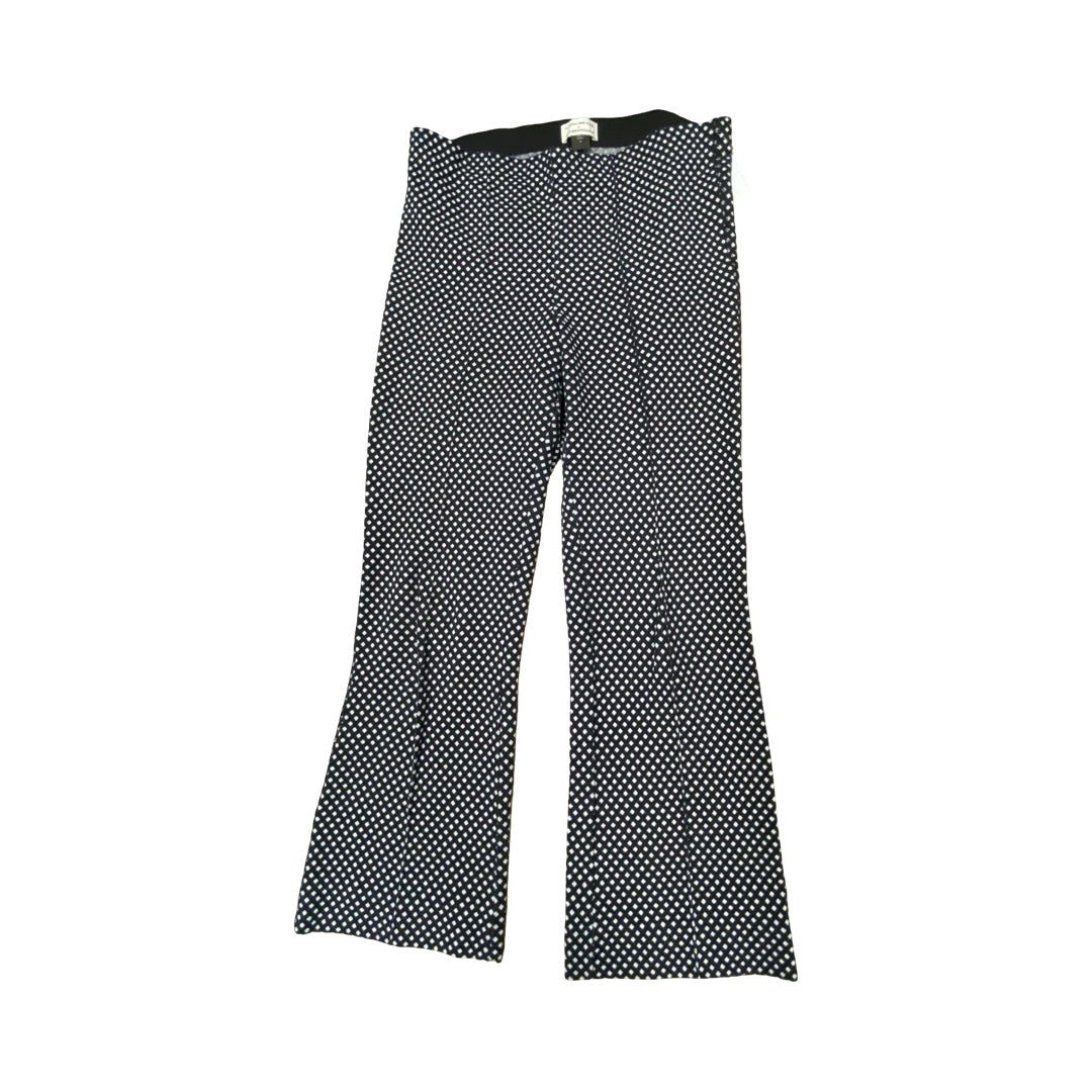 Pants Cropped By Anthropologie In Polkadot Pattern, Size:M