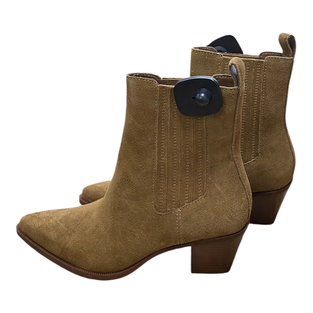 Boots Ankle Heels By Dolce Vita In Brown, Size:9