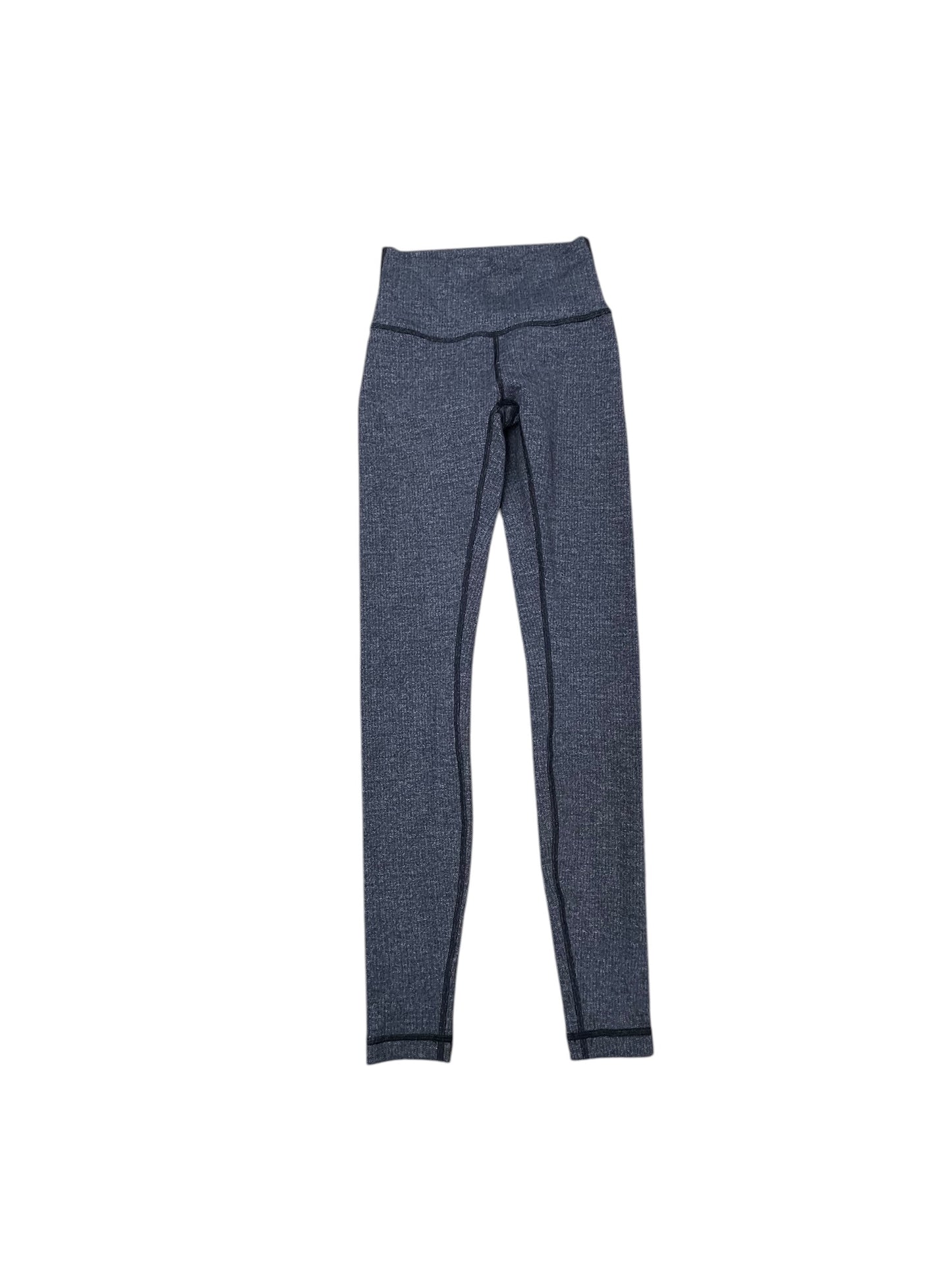 Athletic Leggings By Lululemon In Grey, Size:2