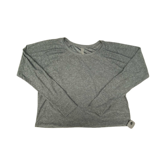Athletic Top Ls Crewneck By Beyond Yoga In Grey, Size:M