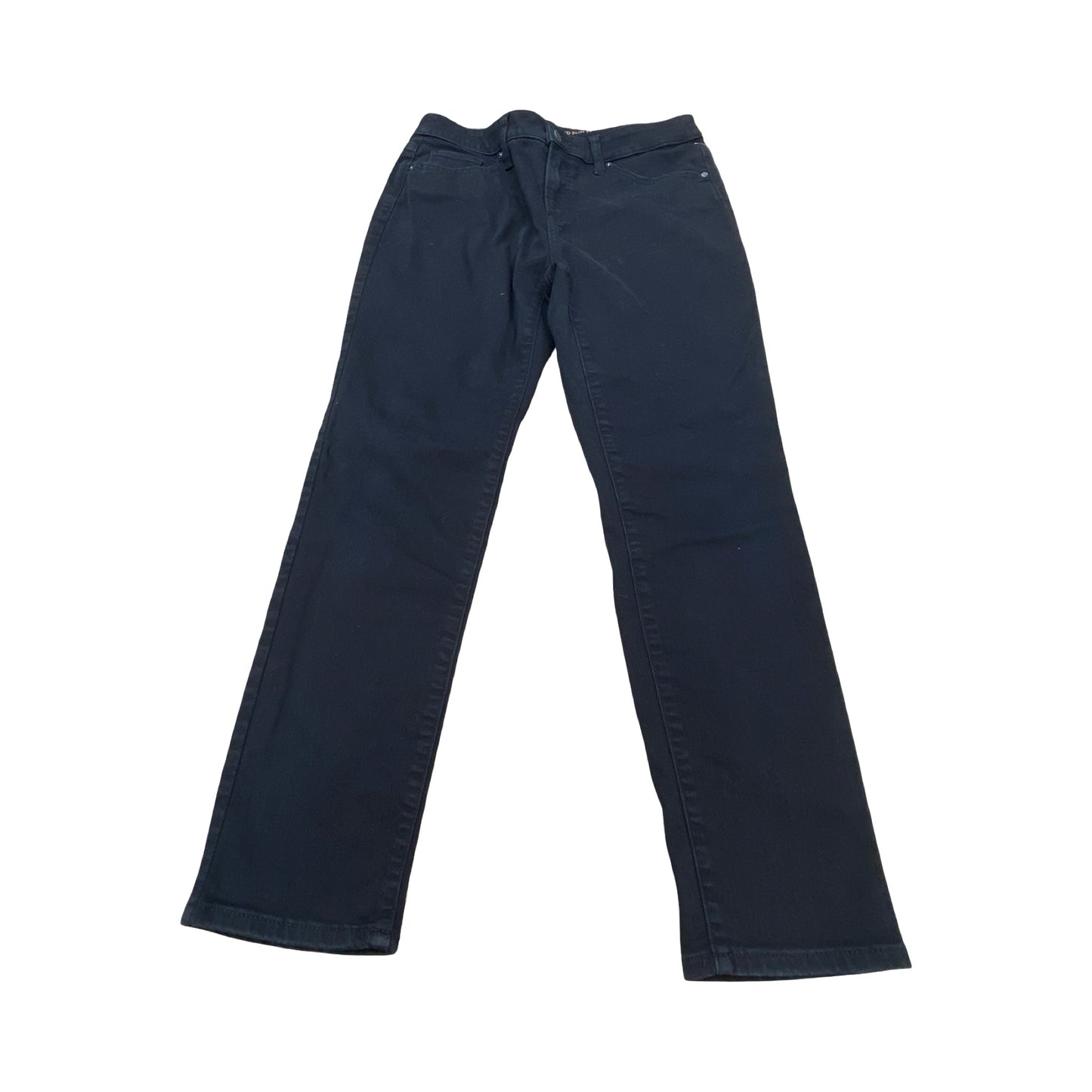 Jeans Straight By Chicos In Black Denim, Size:4