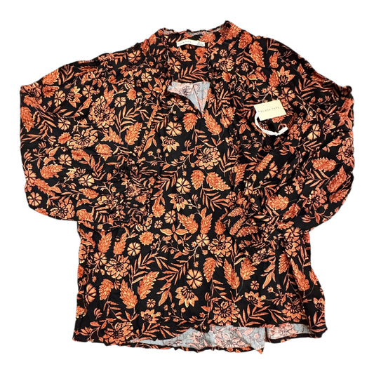 Top Ls By Black Tape In Floral Print, Size:L
