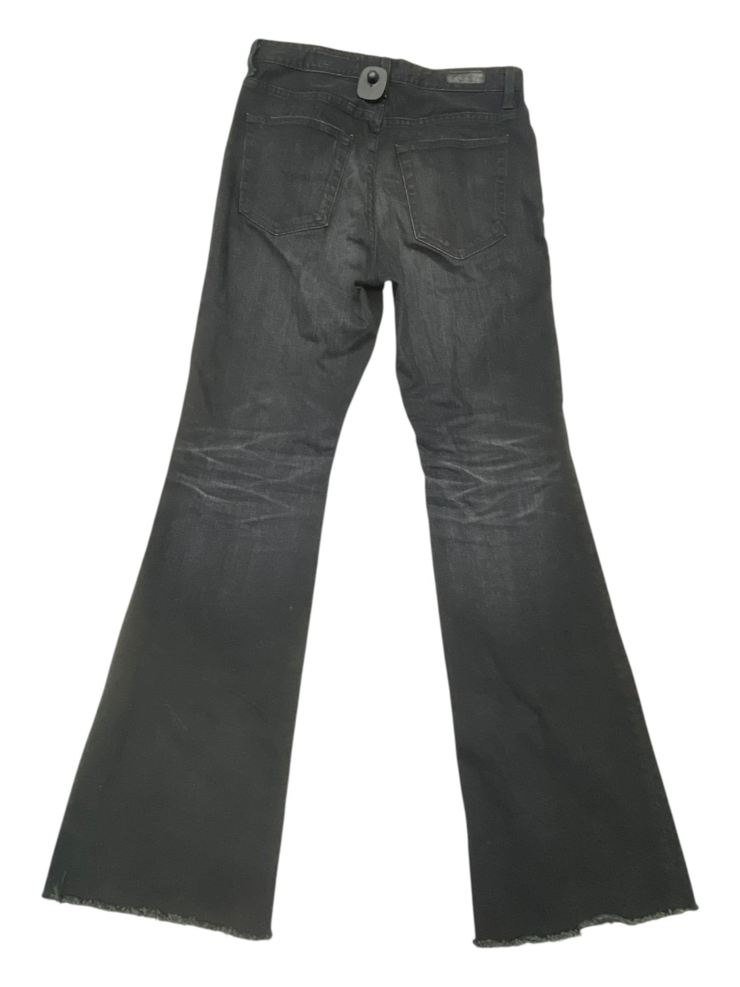 Jeans Boot Cut By Ag Jeans In Black Denim, Size:10