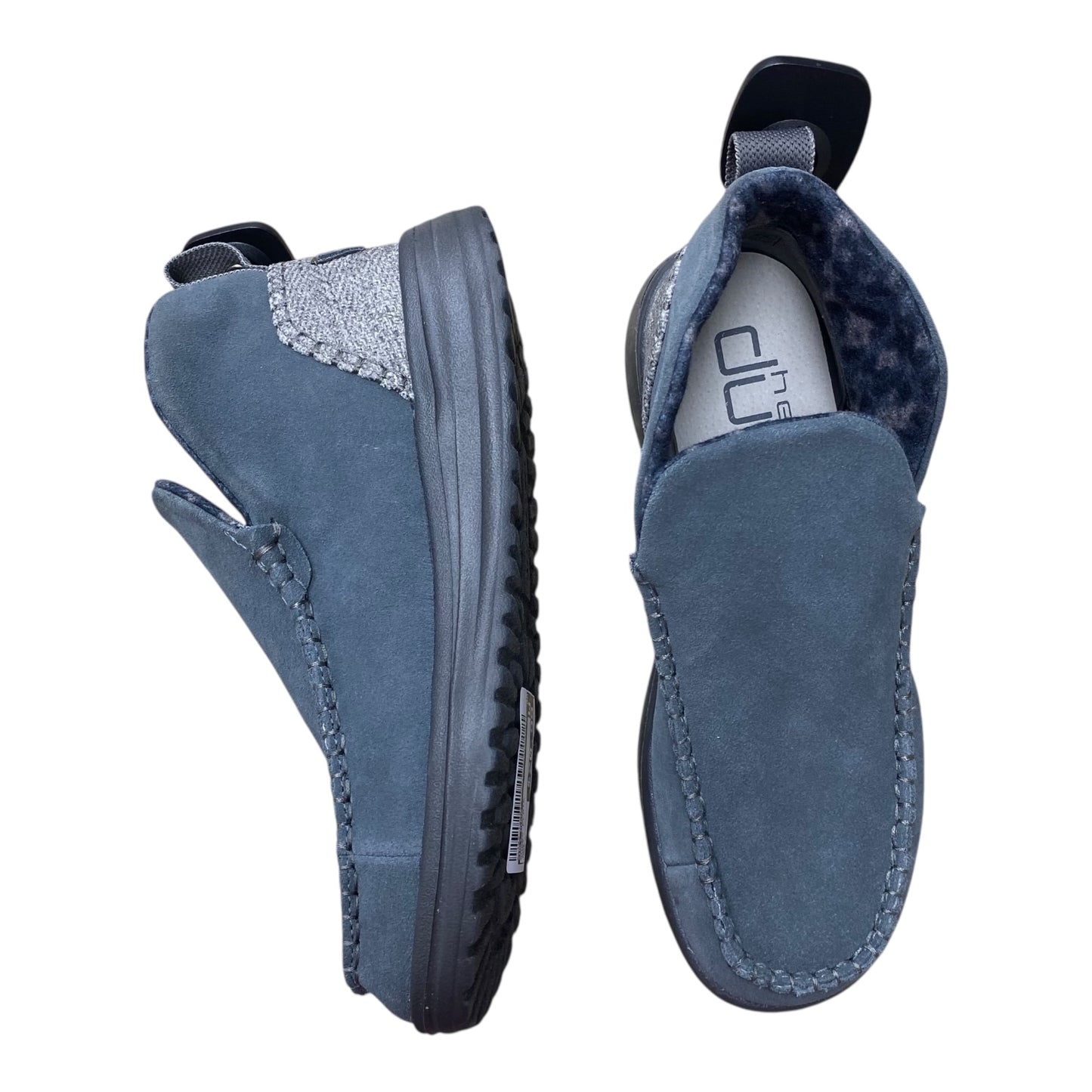 Shoes Flats By Hey Dude In Grey, Size:8