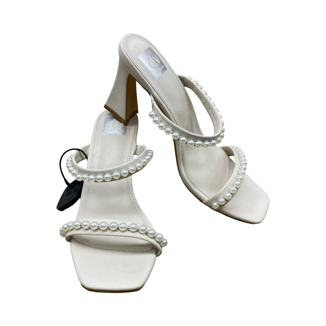 Sandals Heels Stiletto By Dolce Vita In Ivory, Size:9.5