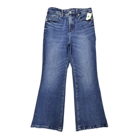 Jeans Flared By Good American In Blue, Size:8