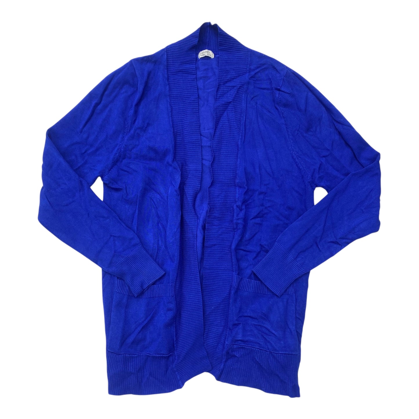 Sweater Cardigan By Clothes Mentor In Blue, Size:1X