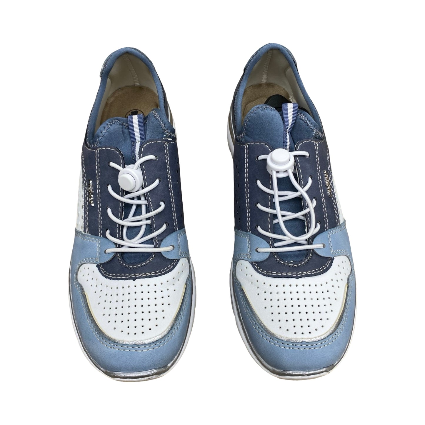 Shoes Sneakers By Riekers In Blue & White, Size:9.5