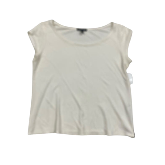 Top Sleeveless By Eileen Fisher In Cream, Size:S