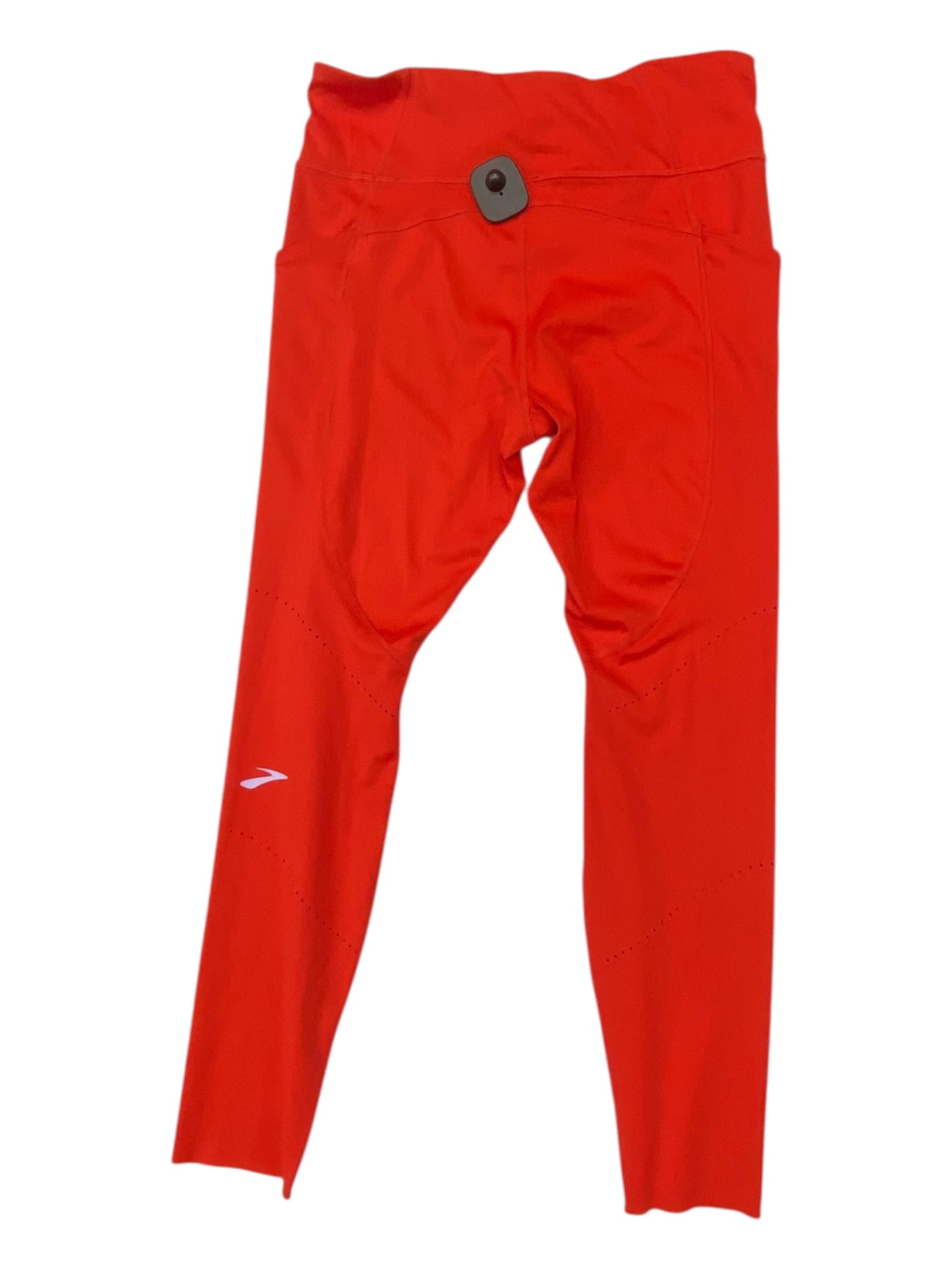Athletic Leggings By Brooks In Red, Size:L