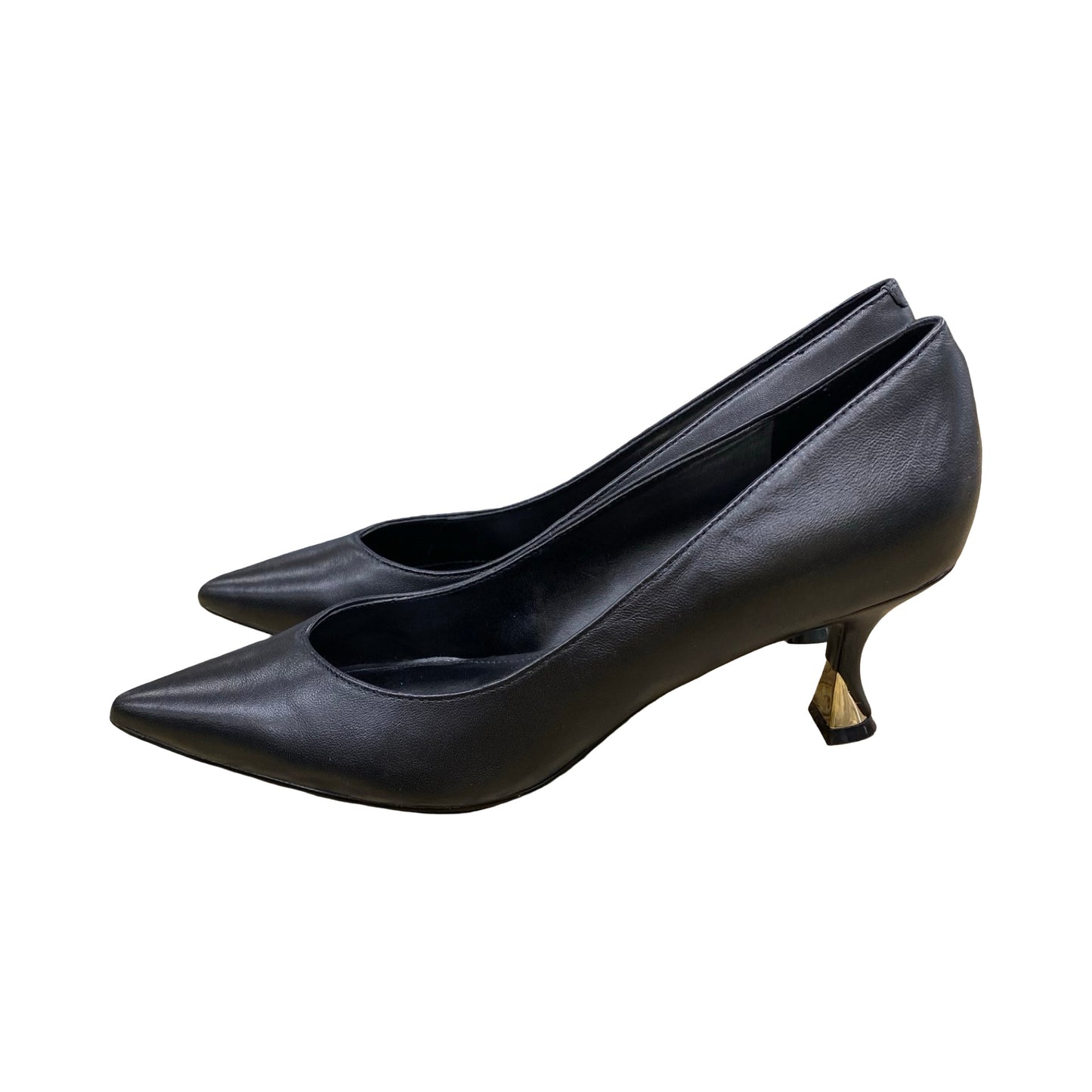 Shoes Heels Kitten By Nine West In Black, Size:8.5