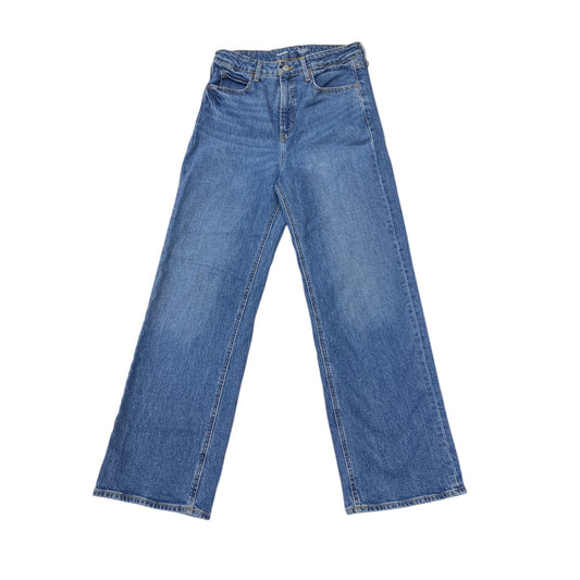 Jeans Wide Leg By Old Navy In Blue Denim, Size:10