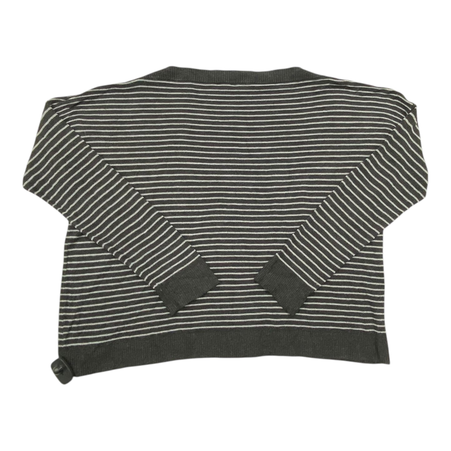 Sweater Designer By Eileen Fisher In Striped Pattern, Size:L