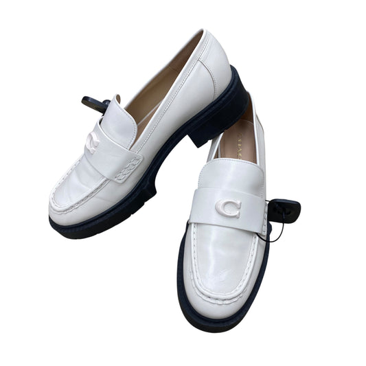 Shoes Designer By Coach In Cream, Size:10