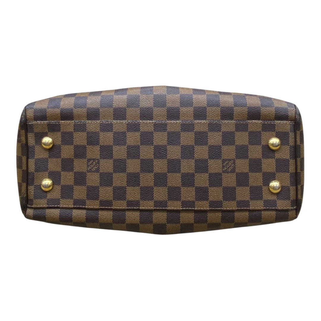 Handbag Luxury Designer By Louis Vuitton In Brown, Size:Medium