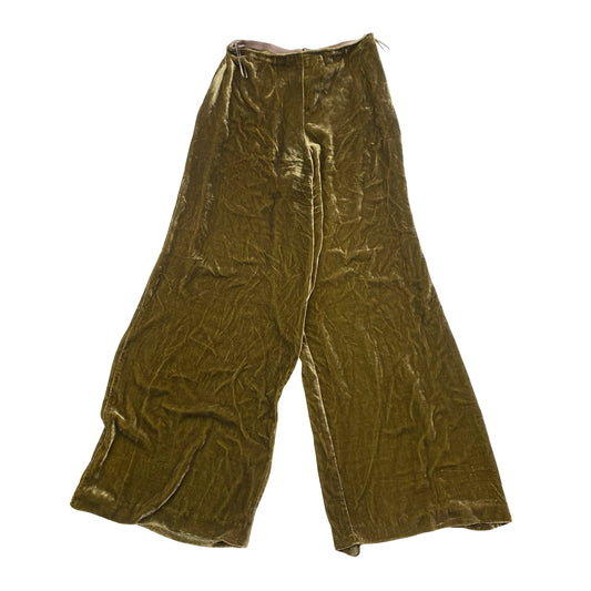 Pants Wide Leg By Maliparmi In Green, Size:8
