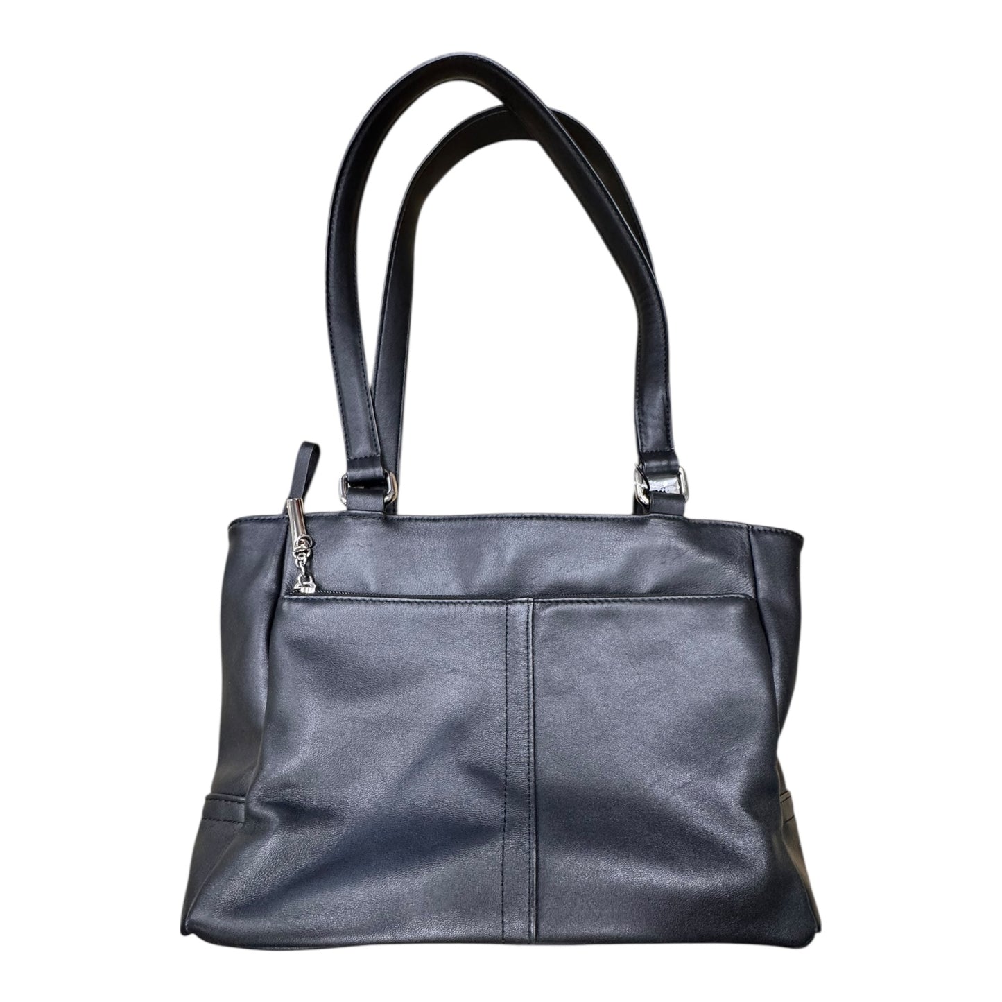 Handbag Leather By Giani Bernini In Black, Size:Medium