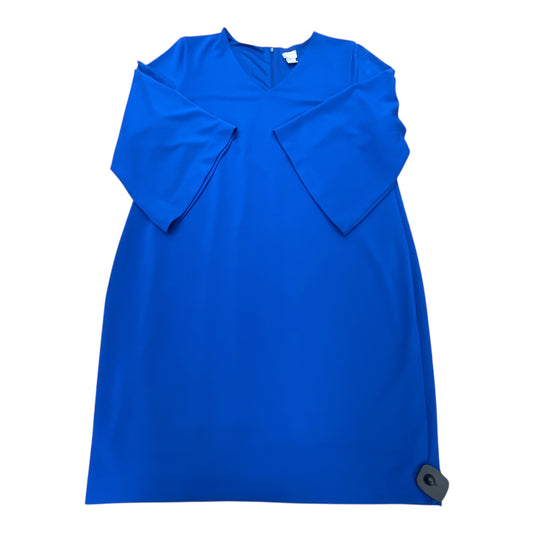 Dress Party Midi By Chicos In Blue, Size:Xl