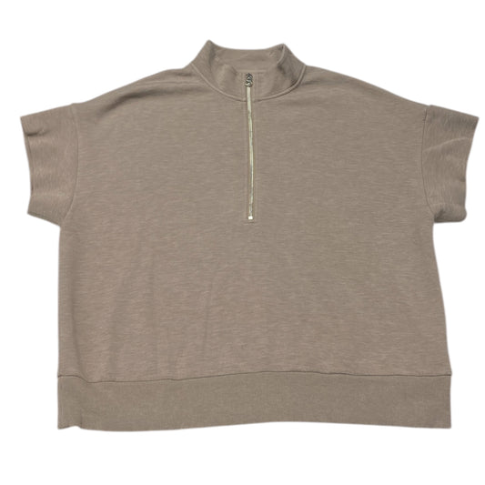 Top Ss By Varley In Taupe, Size:Xl