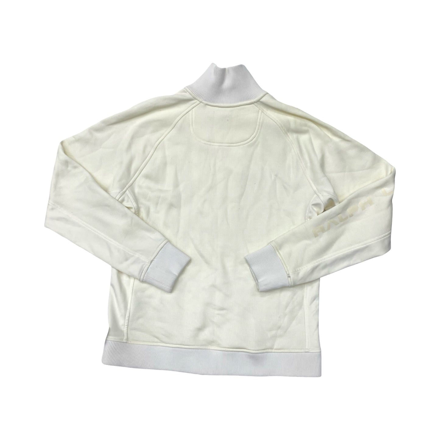 Athletic Jacket By Ralph Lauren Blue Label In Cream, Size:L