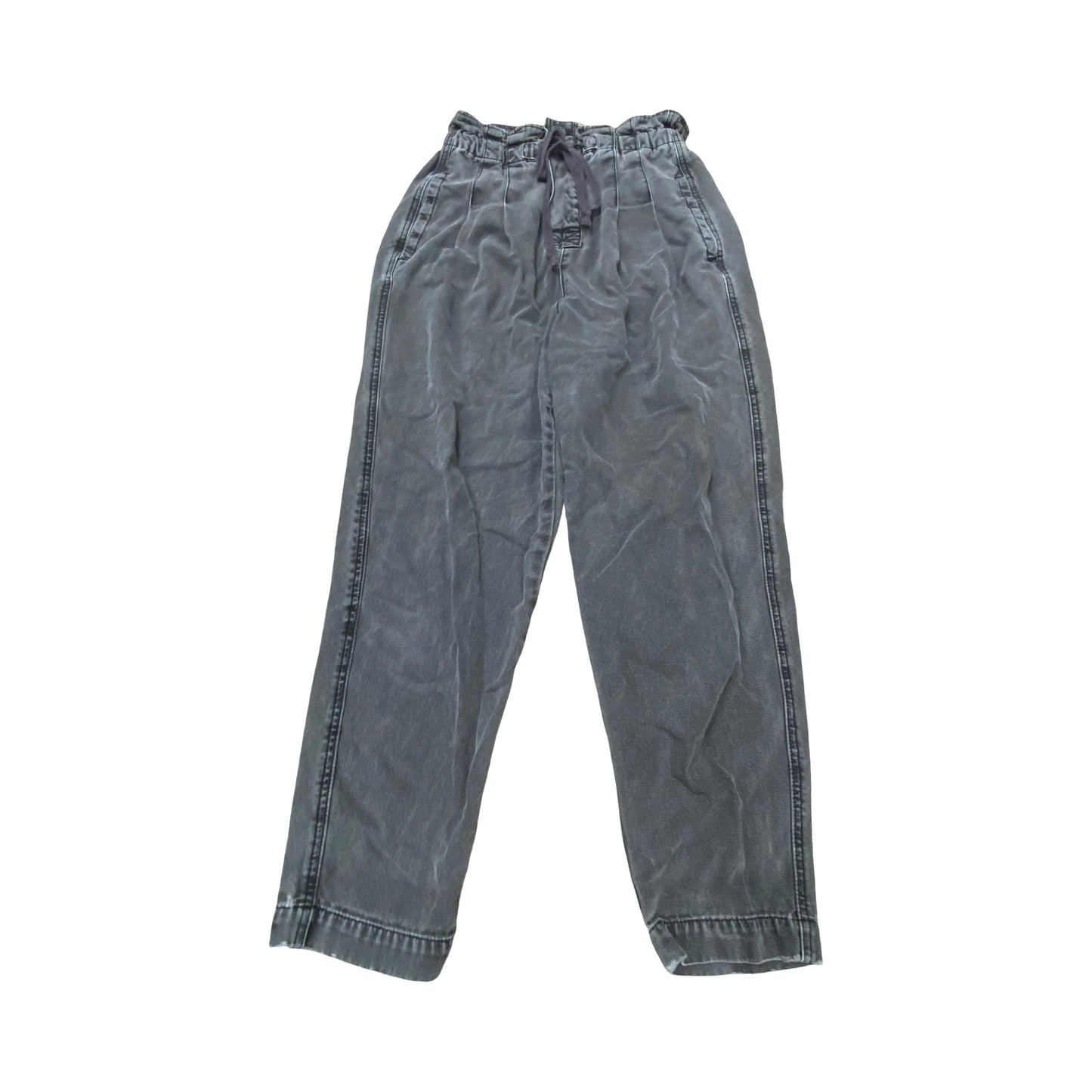 Jeans Straight By Free People In Grey Denim, Size:Xs