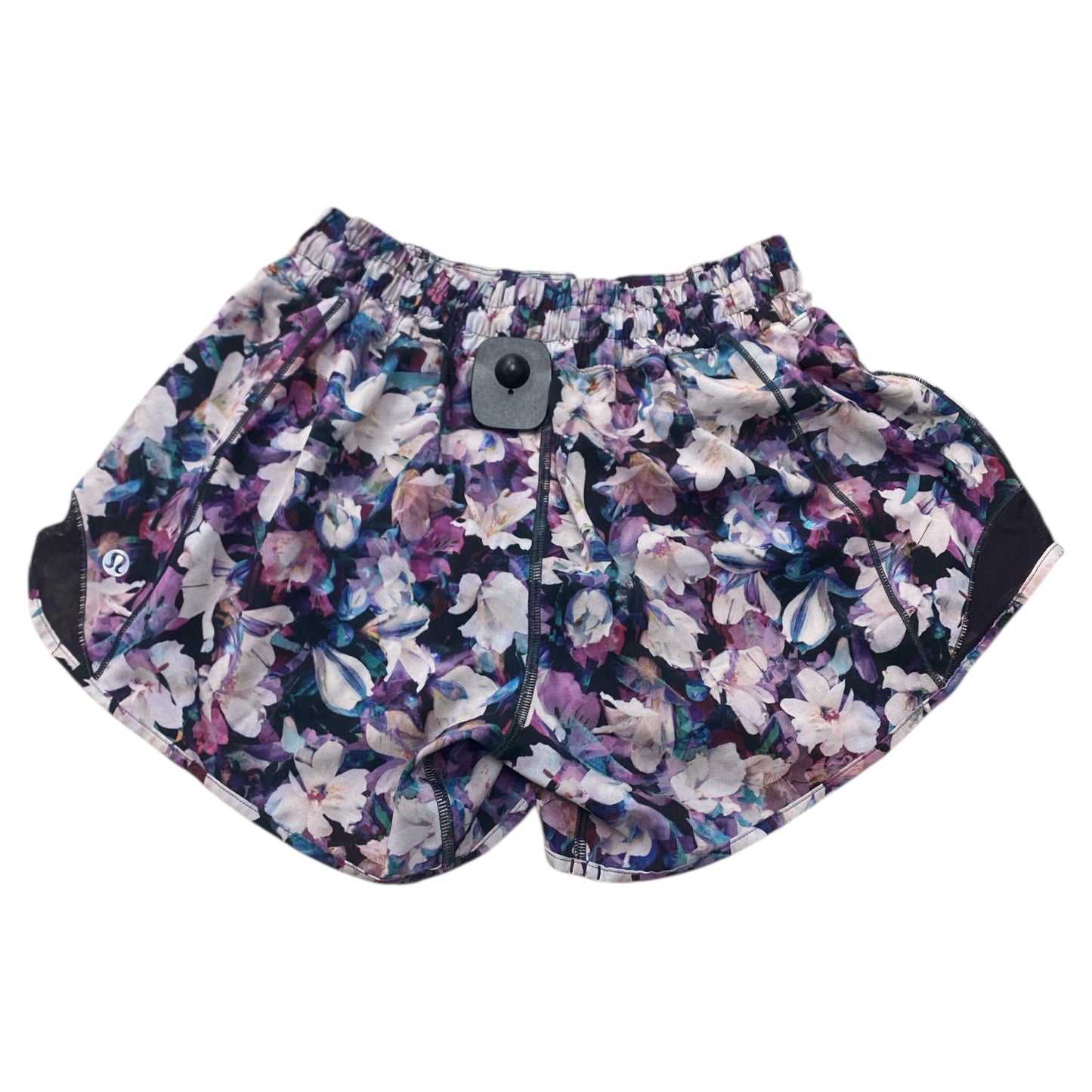 Athletic Shorts By Lululemon In Floral Print, Size:4