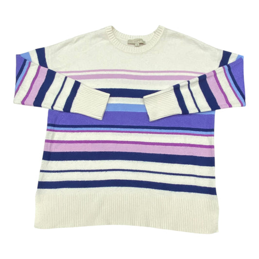 Sweater By Loft In Striped Pattern, Size:L