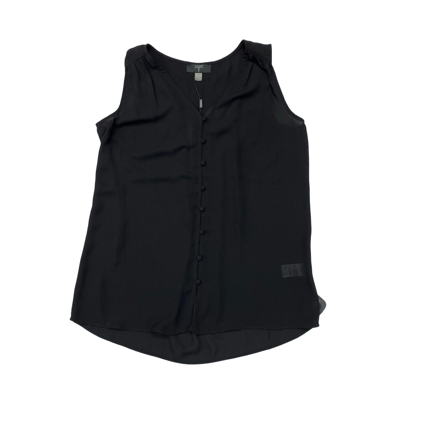 Top Sleeveless By Tahari In Black, Size:Xs