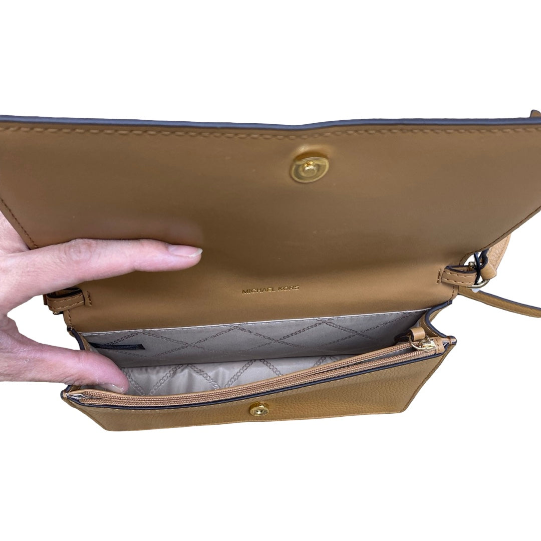 Handbag Designer By Michael Kors In Brown, Size:Medium