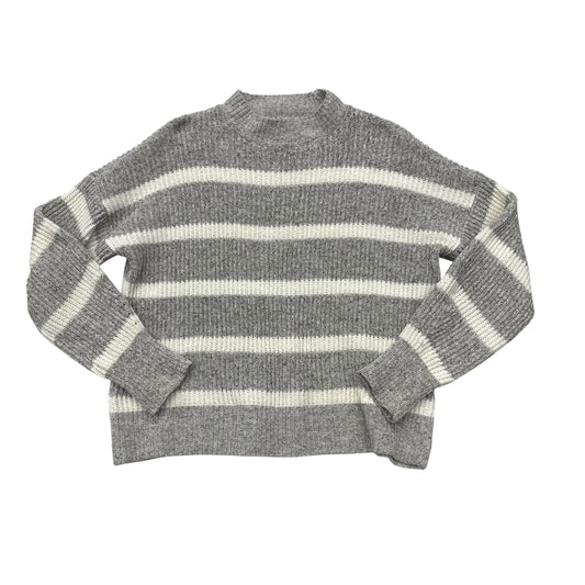 Sweater By Abercrombie And Fitch In Grey & White, Size:Xs