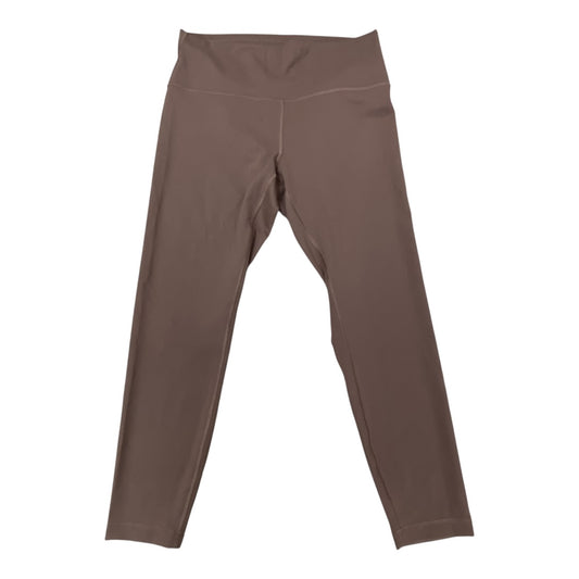 Athletic Leggings By Lululemon In Brown, Size:12