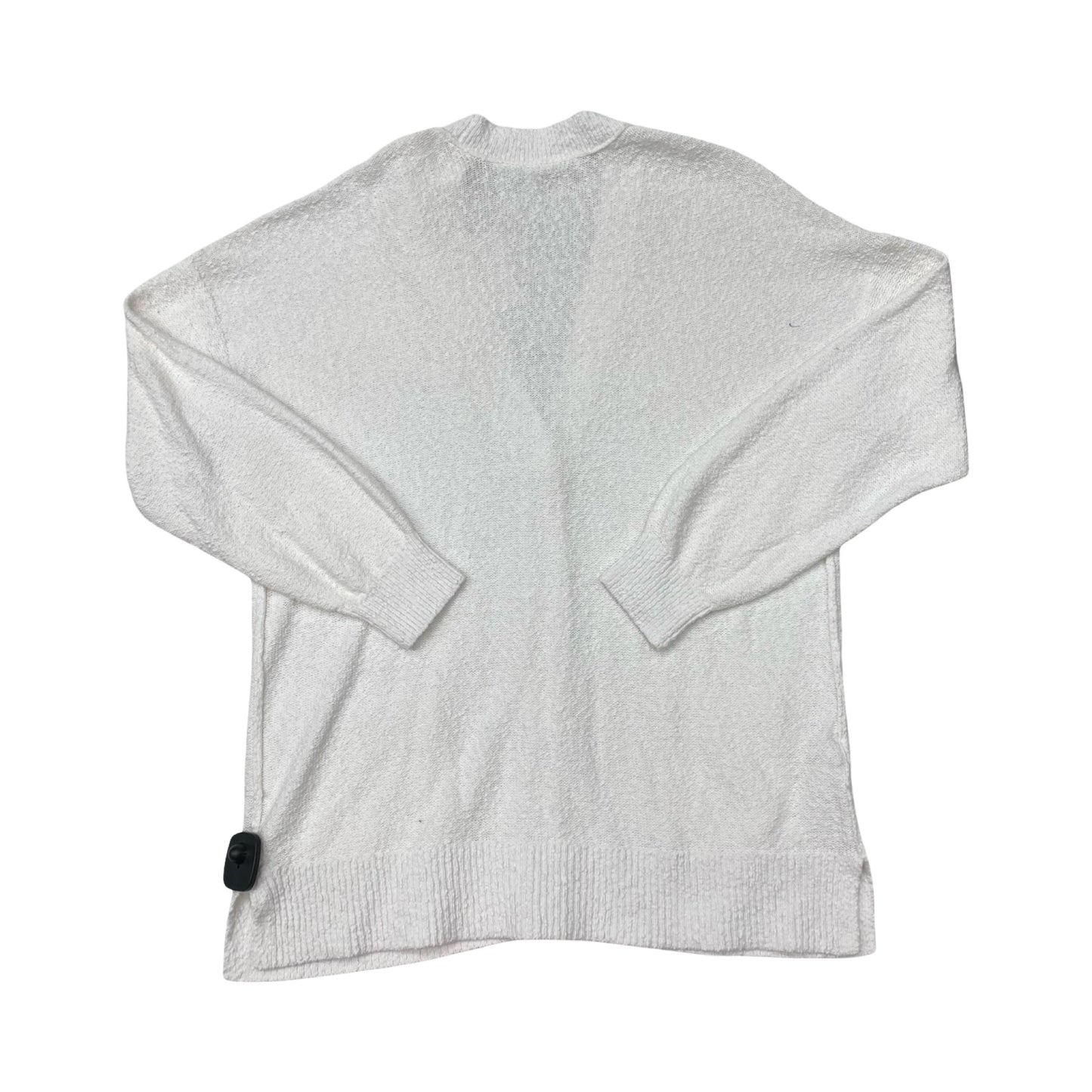 Sweater Cardigan By Loft In White, Size:L