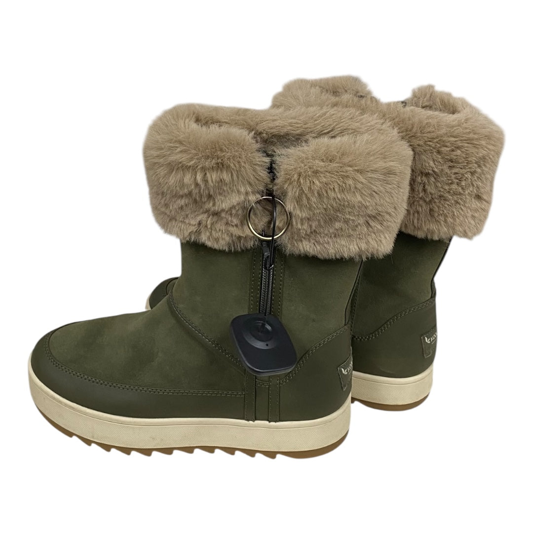 Boots Mid-Calf Flats By Koolaburra By Ugg In Green & Tan, Size:6