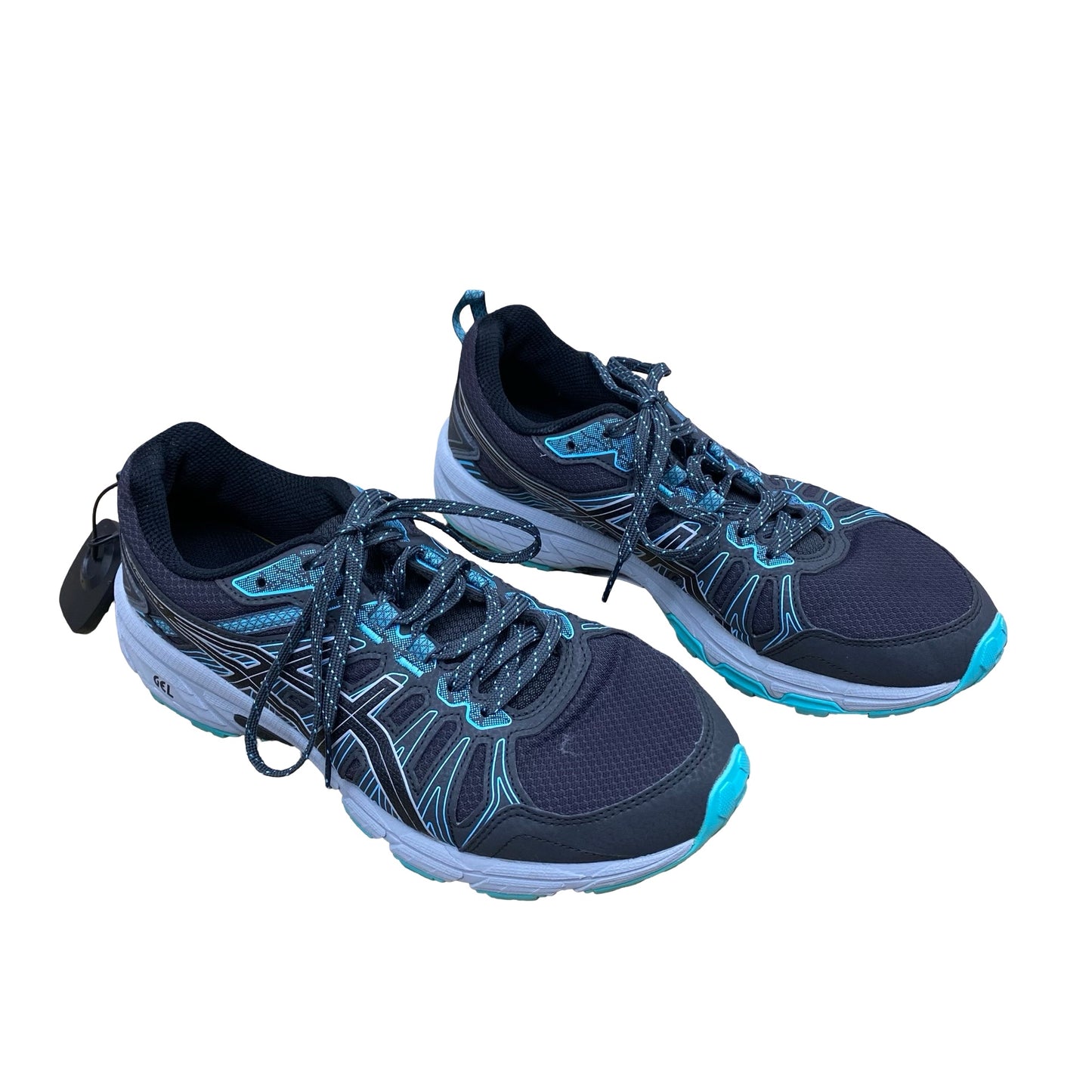 Shoes Athletic By Asics In Black & Blue, Size:8.5