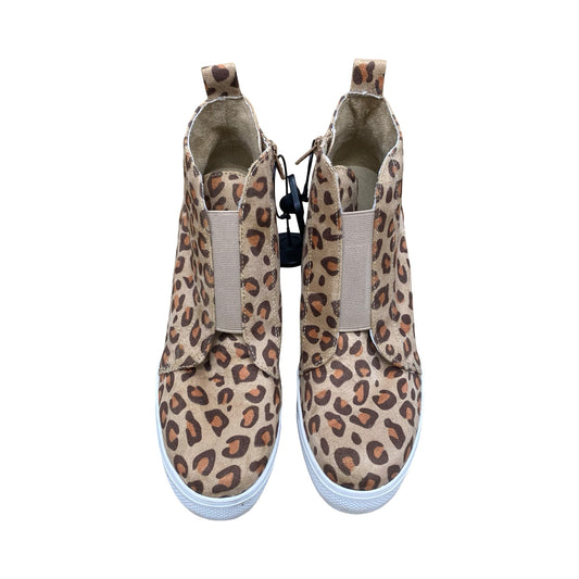 Shoes Heels Wedge By Serra In Animal Print, Size:9