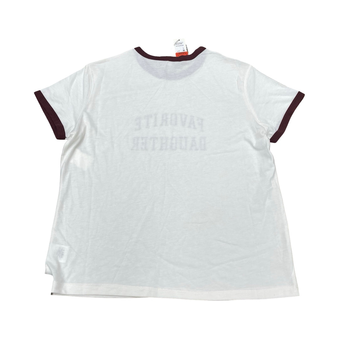 Top Ss By Favorite Daughter In Brown & White, Size:L