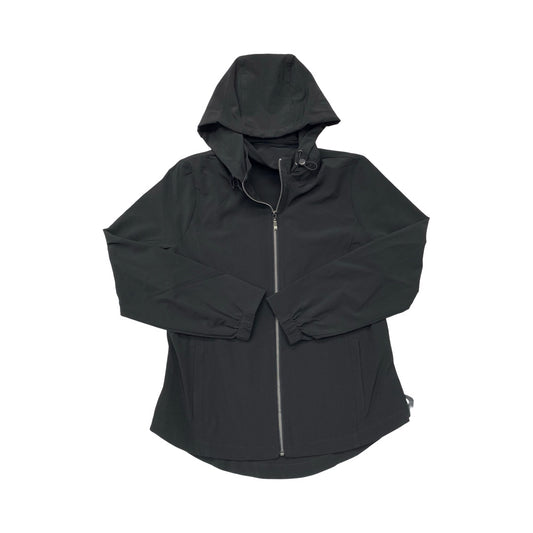 Jacket Windbreaker By Chicos In Black, Size:4