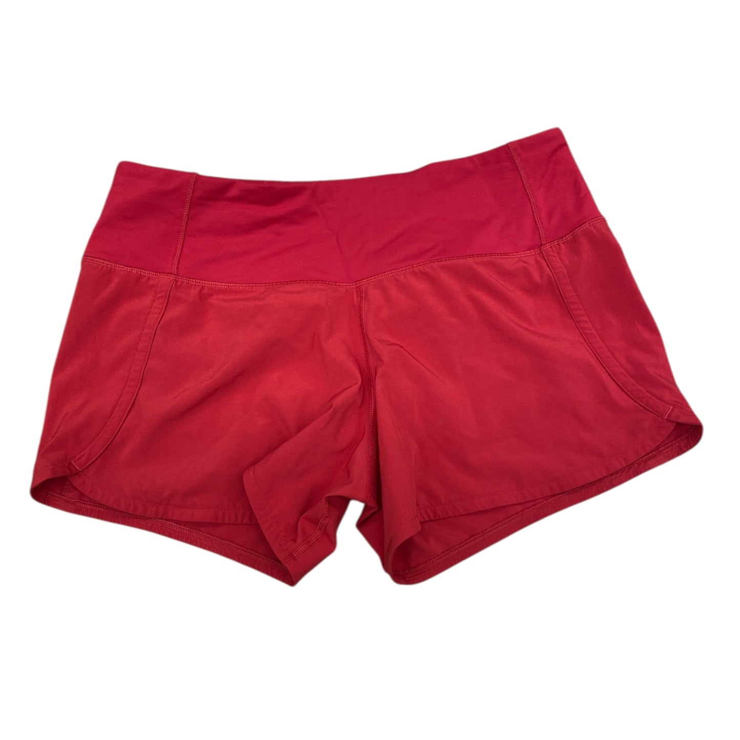 Athletic Shorts By Lululemon In Red, Size:4