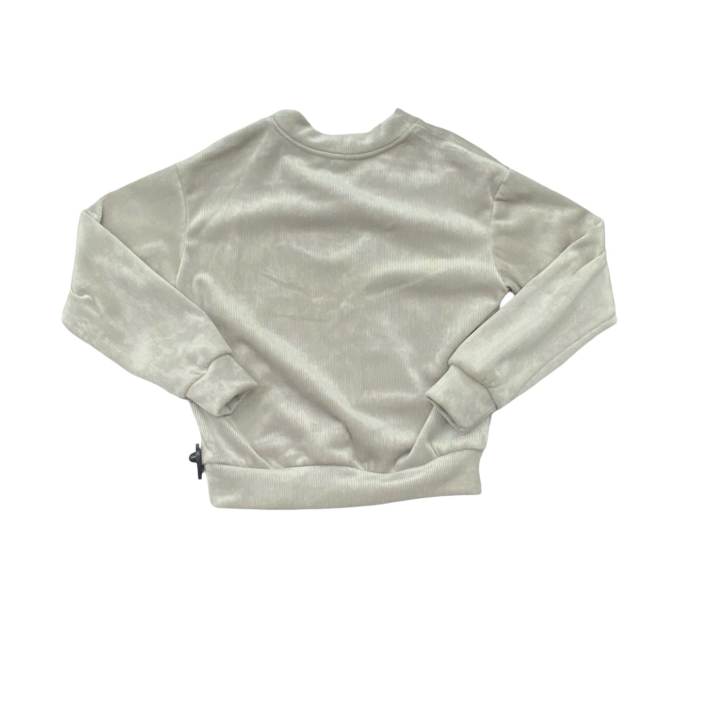 Athletic Sweatshirt Crewneck By Yogalicious In Beige, Size:Xs