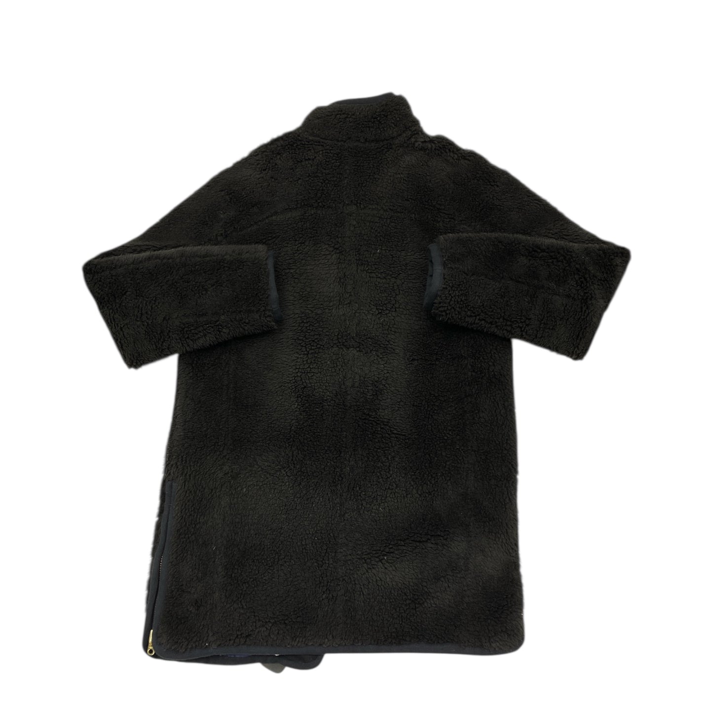 Coat Faux Fur & Sherpa By J. Crew In Black, Size:Xs