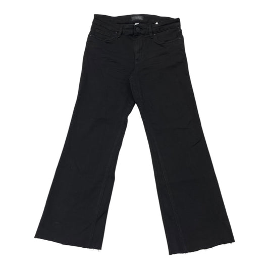 Jeans Flared By Kut In Black Denim, Size:8