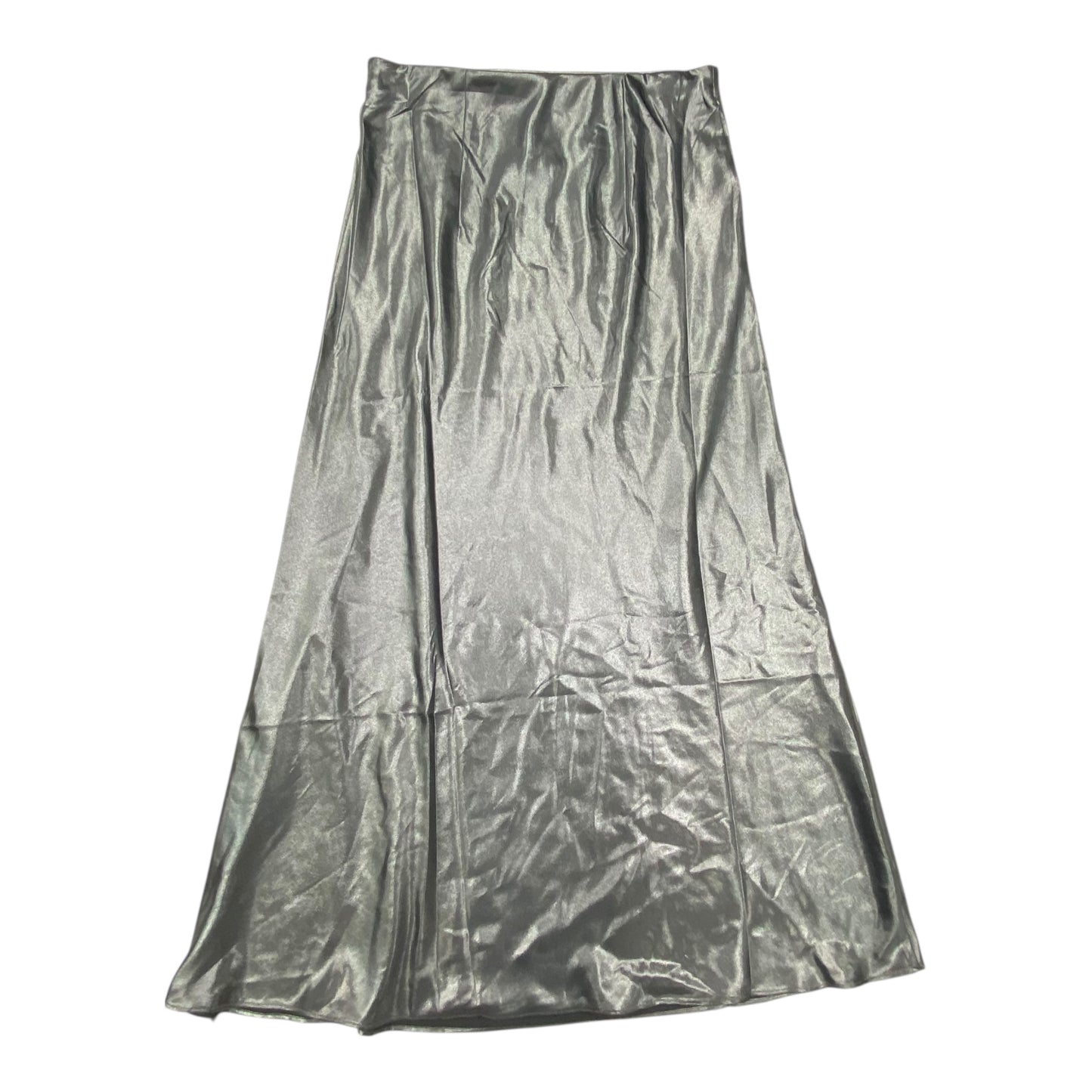 Skirt Maxi By Loft In Silver, Size:S