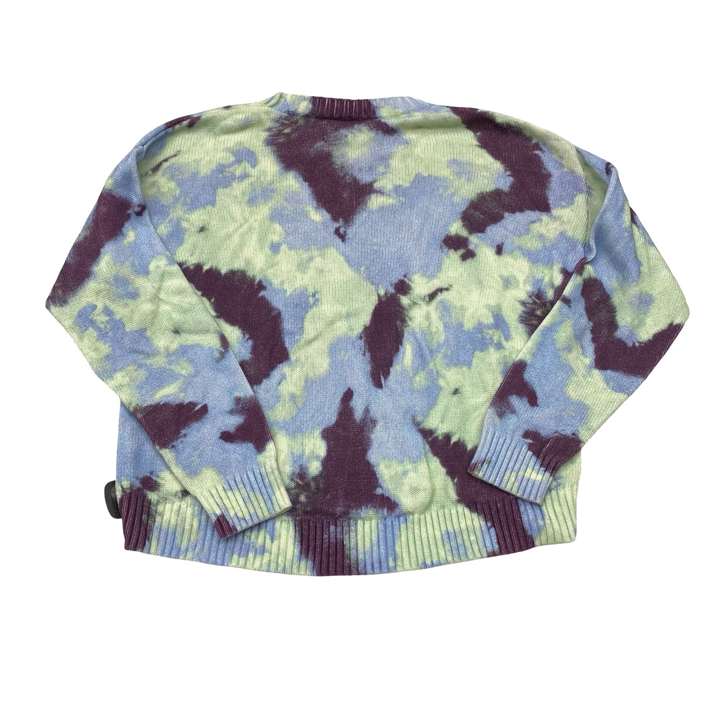 Sweater Designer By Tory Burch In Tie Dye Print, Size:L