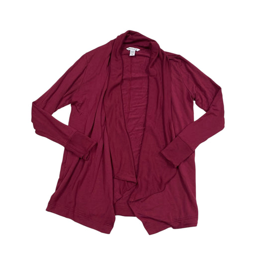 Sweater Cardigan By Athleta In Red, Size:Xs