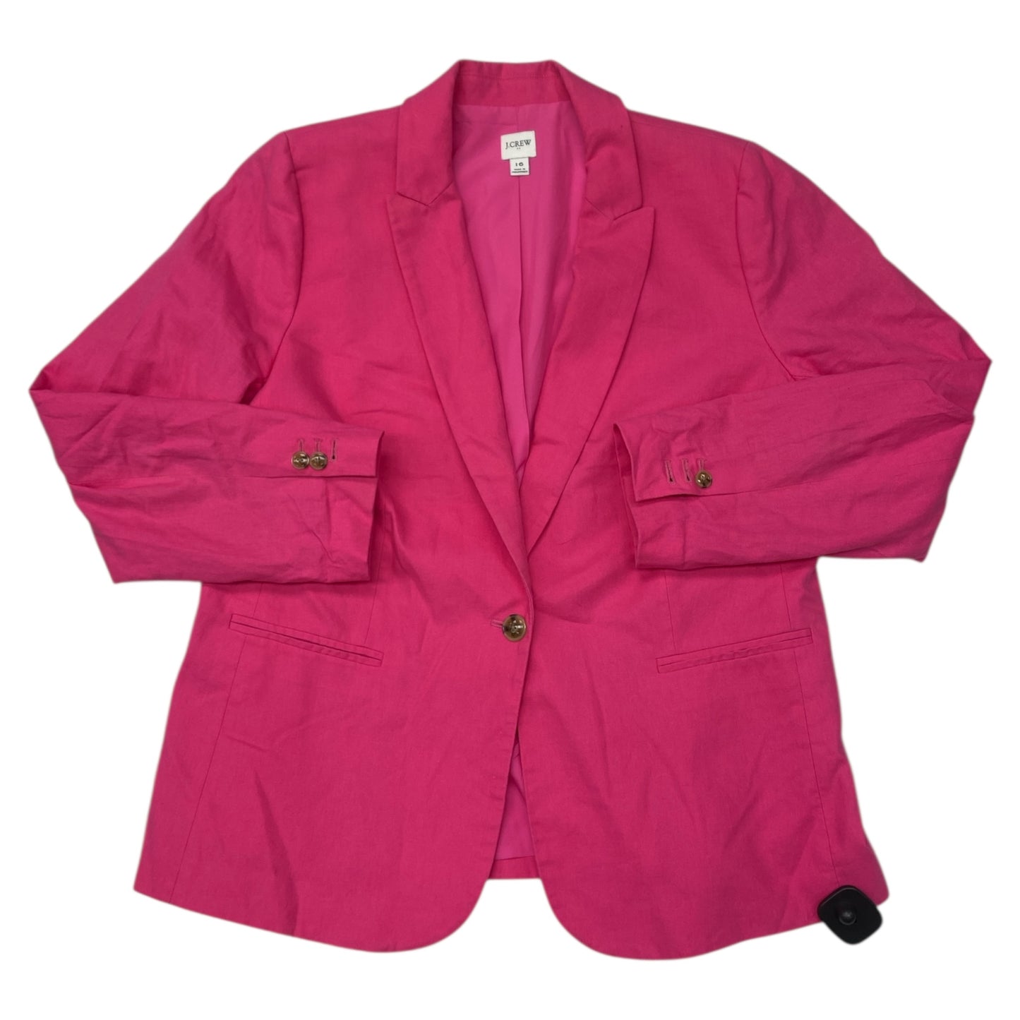 Blazer By J. Crew In Pink, Size:16