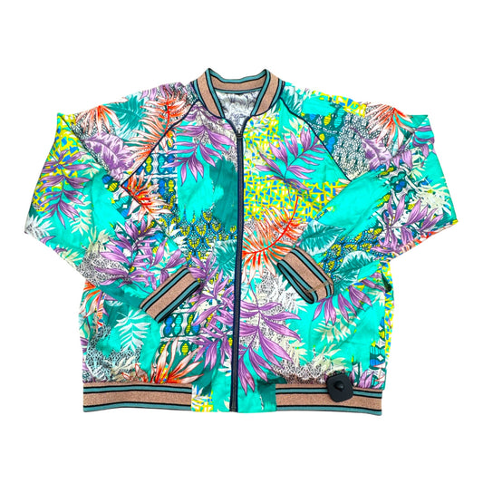 Jacket Designer By Johnny Was In Multi, Size:L