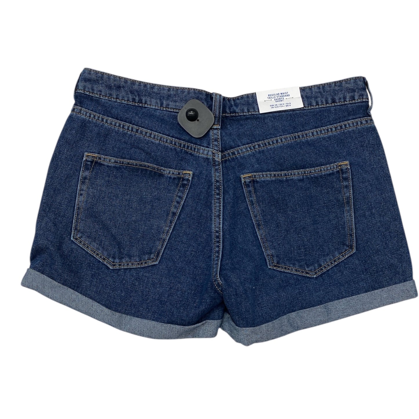 Shorts By H&M In Blue Denim, Size:8